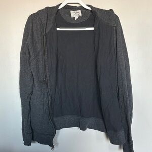 Lucky Brand Grey Label Zip Up Hoodie Gray Men’s Size L